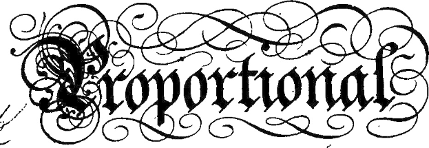 Schwarz-weißes kalligraphisches Zeichnen des Wortes "Konzern" mit komplexen Schleifen und Zierlinien.