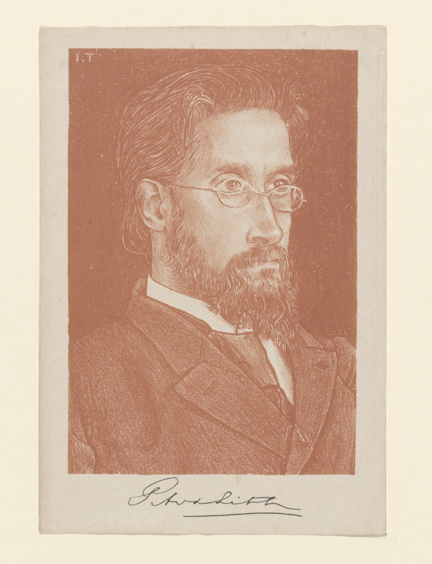 Portrait eines Mannes mit Bart und Brille, der in die Ferne schaut und konzentriert aussieht.