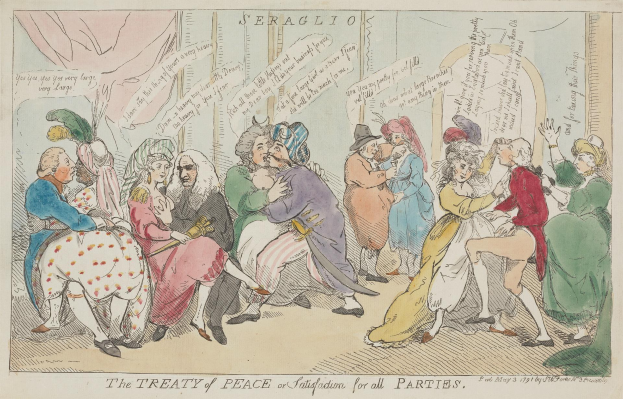 Detailierte Karte der iranisch-sowjetischen Grenze mit geographischen Merkmalen und Grenzinformationen, begleitet von erklärendem Text.