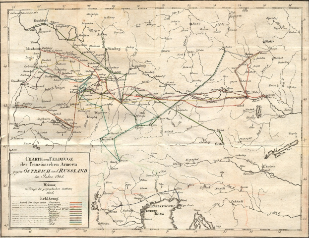 Alte Deutschlandkarte mit schwarzen Grenzen, detaillierten Straßen und Autobahnen.